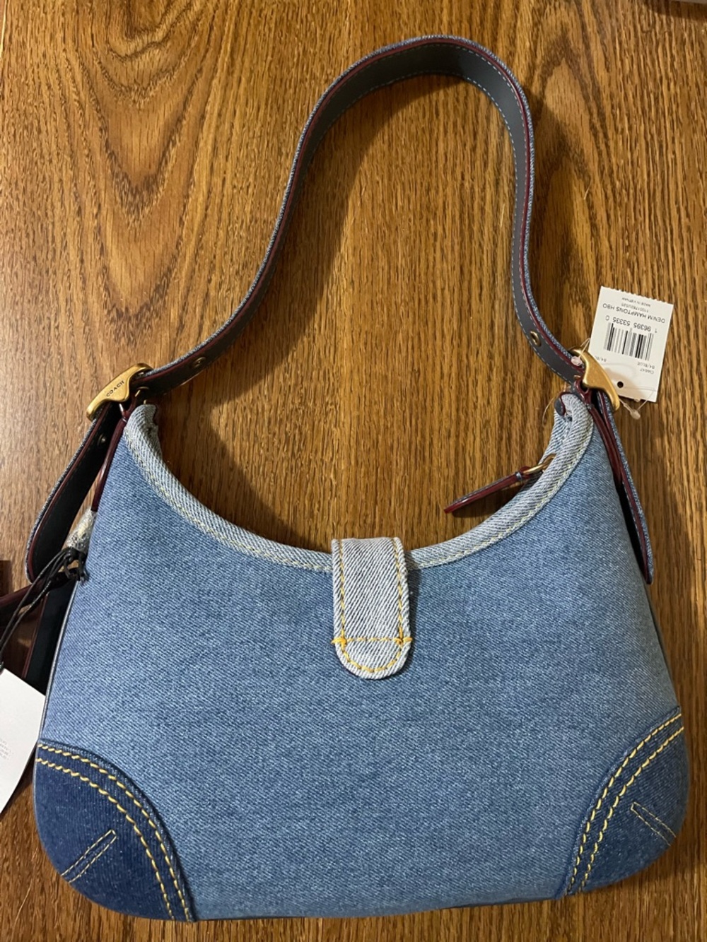 Coach  Hamptons Hobo Bag in denim - Picture 10 of 12